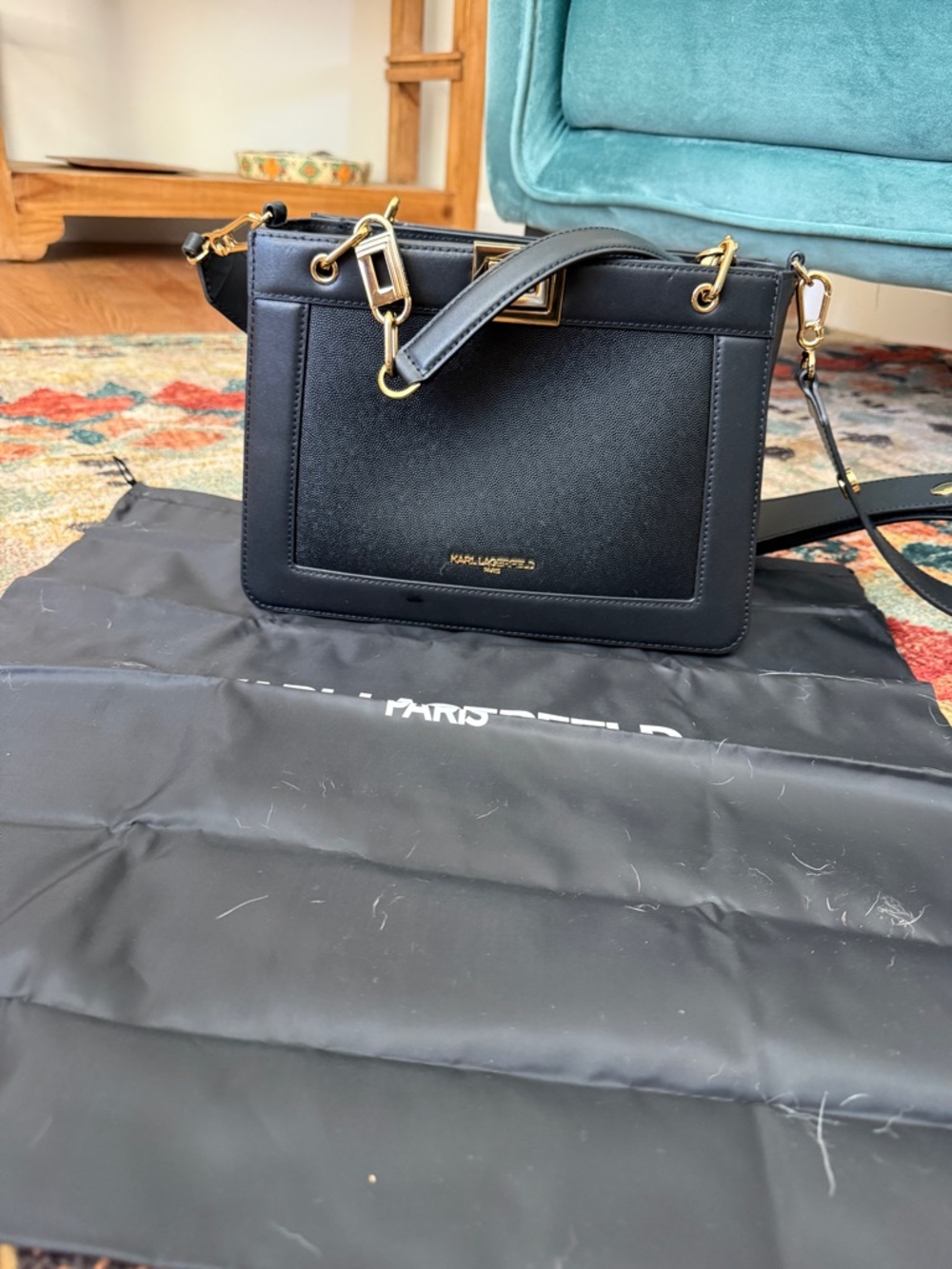 Karl Lagerfeld Ivette Bag Tote Leather - Picture 2 of 10